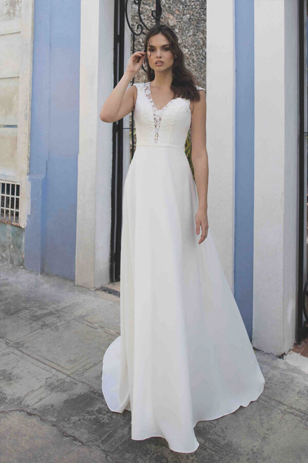 Vintage-Brautkleid Tequila Sunrise