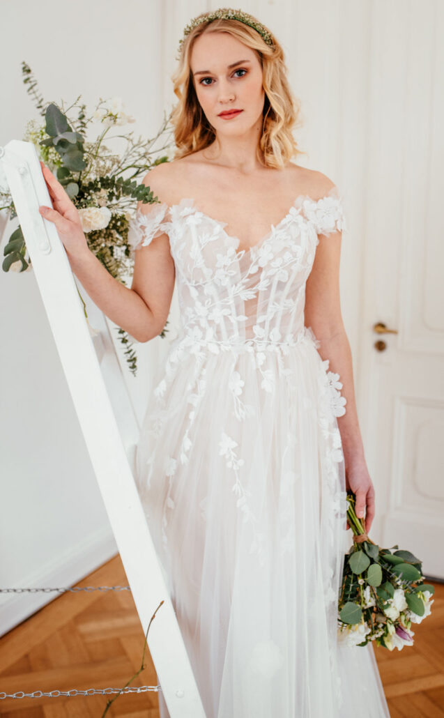 Sanna Lindström Alice Brautkleid – Detail