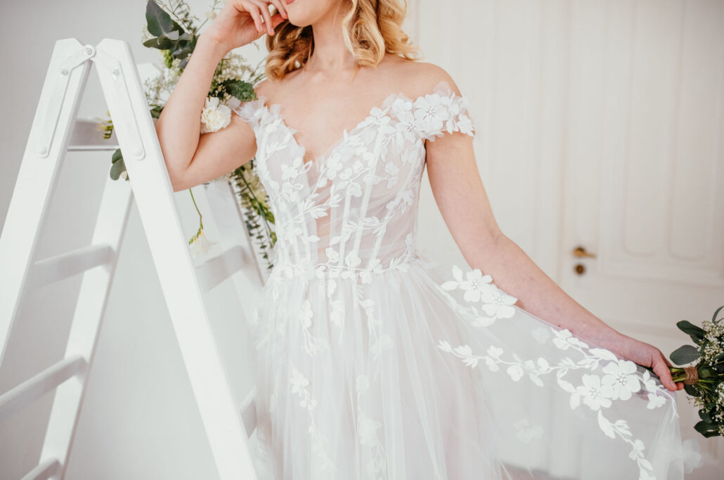 Sanna Lindström Alice Brautkleid – Detail