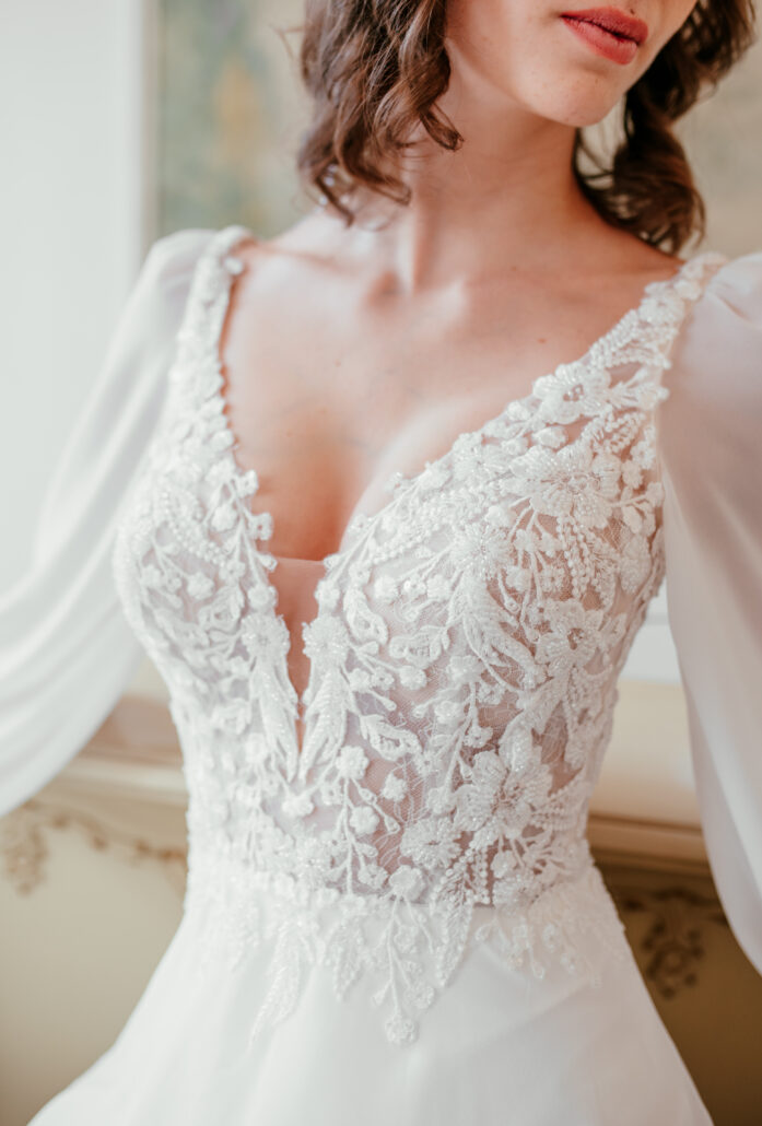 Sanna Lindström Bonnie Brautkleid – Detail