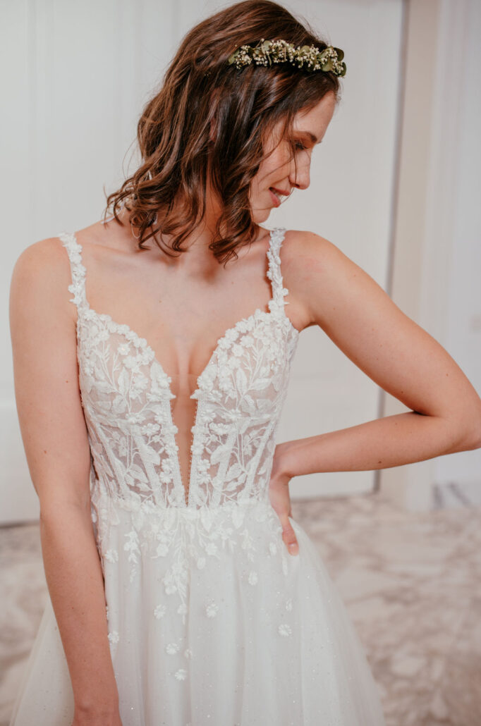 Sanna Lindström Miley Brautkleid – Detail
