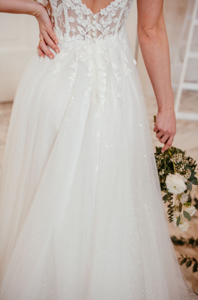 Sanna Lindström Miley Brautkleid – Detail